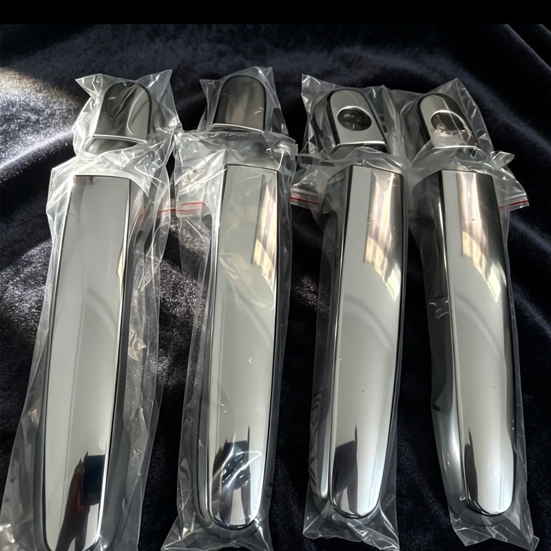 TEMU 8pcs Set / Suitable For 2003-2013 For Corolla Dual-hole Handle Decoration, Car Handle Door Handle Decoration, Exterior Door Handle Handle