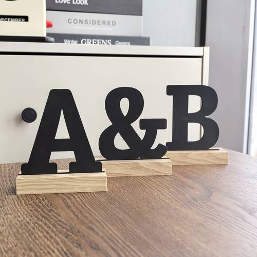 1pc 3 9 inch rustic artificial wood alphabet letter vintage style desktop decor for home birthday christmas wedding graduation bridal shower anniversary party supplies versatile decoration elegant tabletop decor texture boho decor