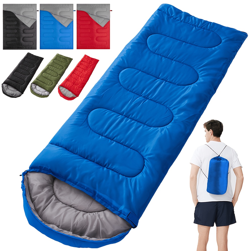 outdoor zelt schlafsack, tragbarer schlafsack,   für alle jahreszeiten, leicht und atmungsaktiv, mit reißverschluss, unisex, faltbar zur aufbewahrung, warm und bequem, ideal für backpacking, wandern, camping und bergsteigen