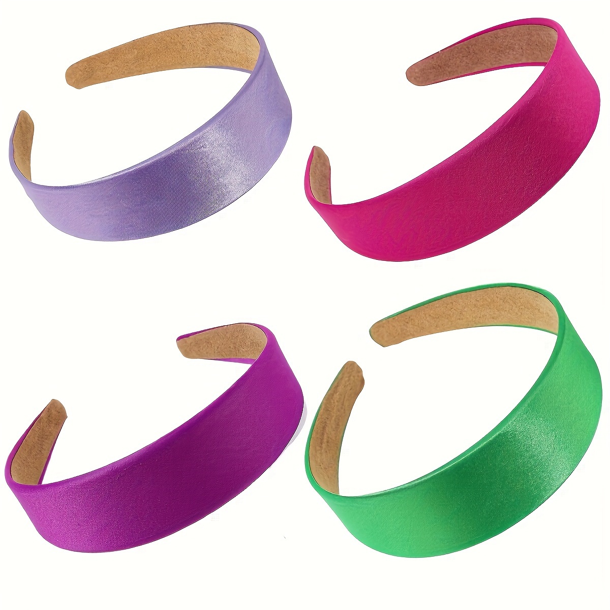 

Elegant Macaron Color Hairbands, Hair Accessories For Women, Simple Style, Non-slip Wide Brimmed Headbands