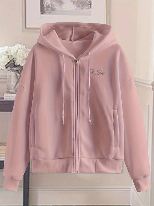 womens fashion zip up hoodie