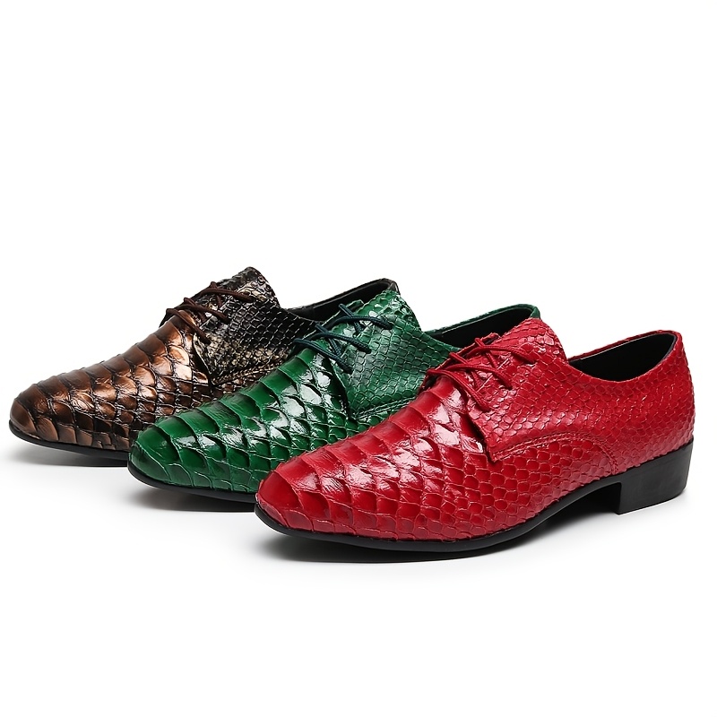 green emerald velvet dress Amazon.com | Dress Shoes Men Pointed Toe Floral Patent Leather Lace Up  Oxford Fashion Formal Shoes Red 5 US main image 0