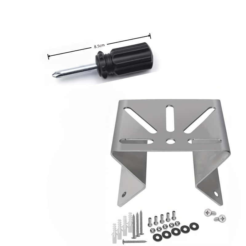 TEMU Soporte de esquina de pared de acero inoxidable para monitoreo, para instalación de PTZ en sistemas de cámaras de vigilancia CCTV