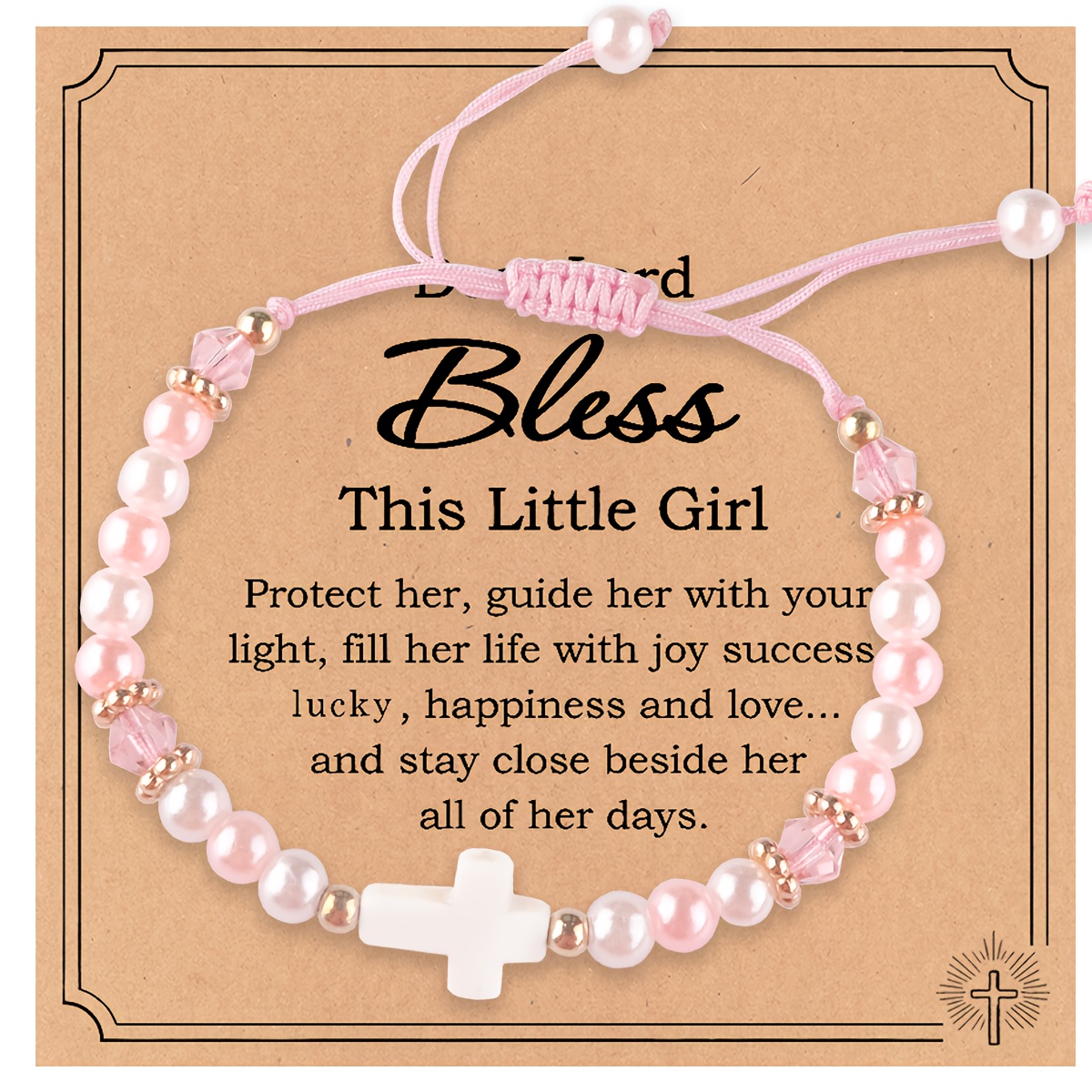 The Cross Bracelet Is Imbued With Sentiments, Making It A Perfect Gift For On Occasions Like Birthdays, Valentine's Day, Easter, And Thanksgiving, To Wish Them Luck And