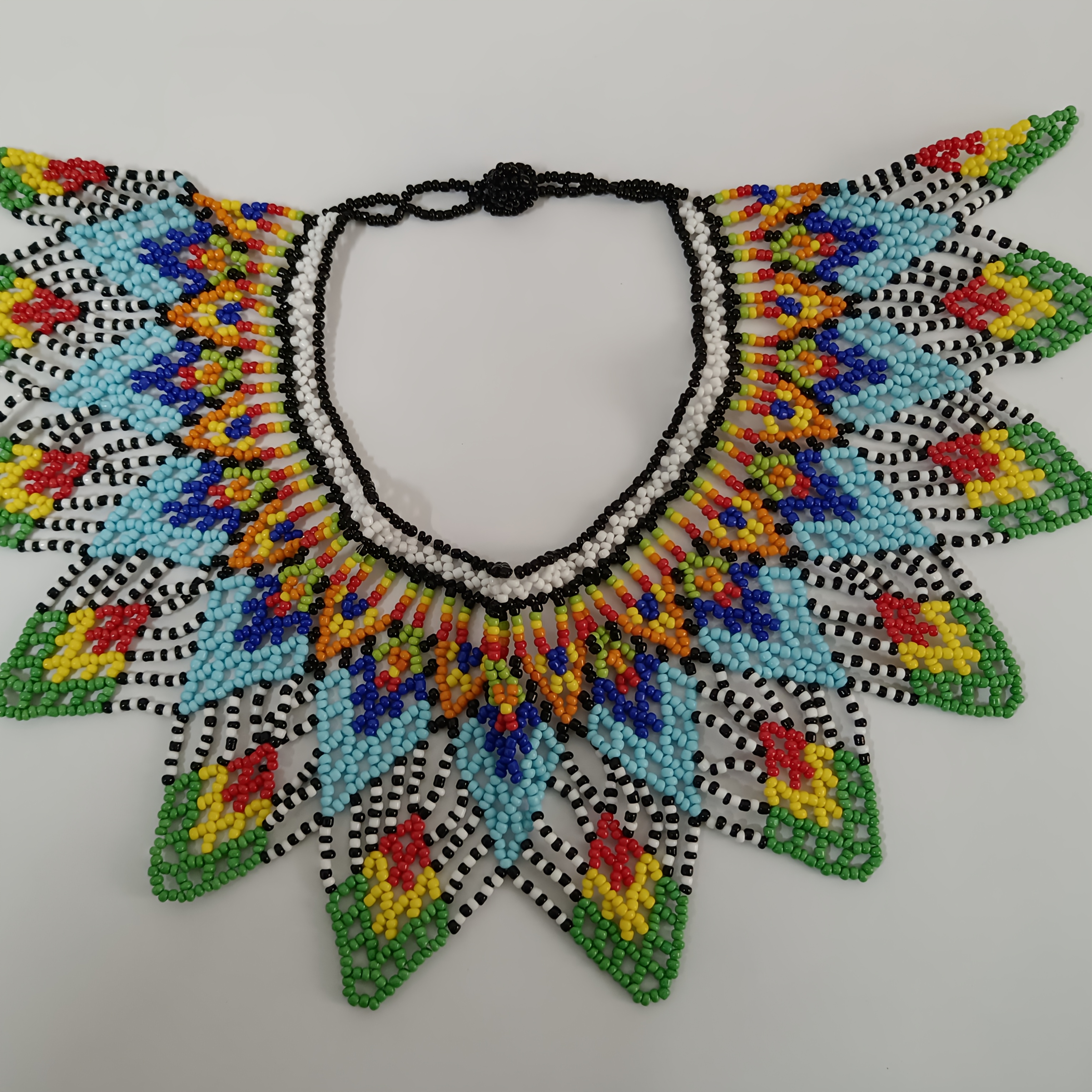Handmade Multicolor Bead Necklace, Versatile Style