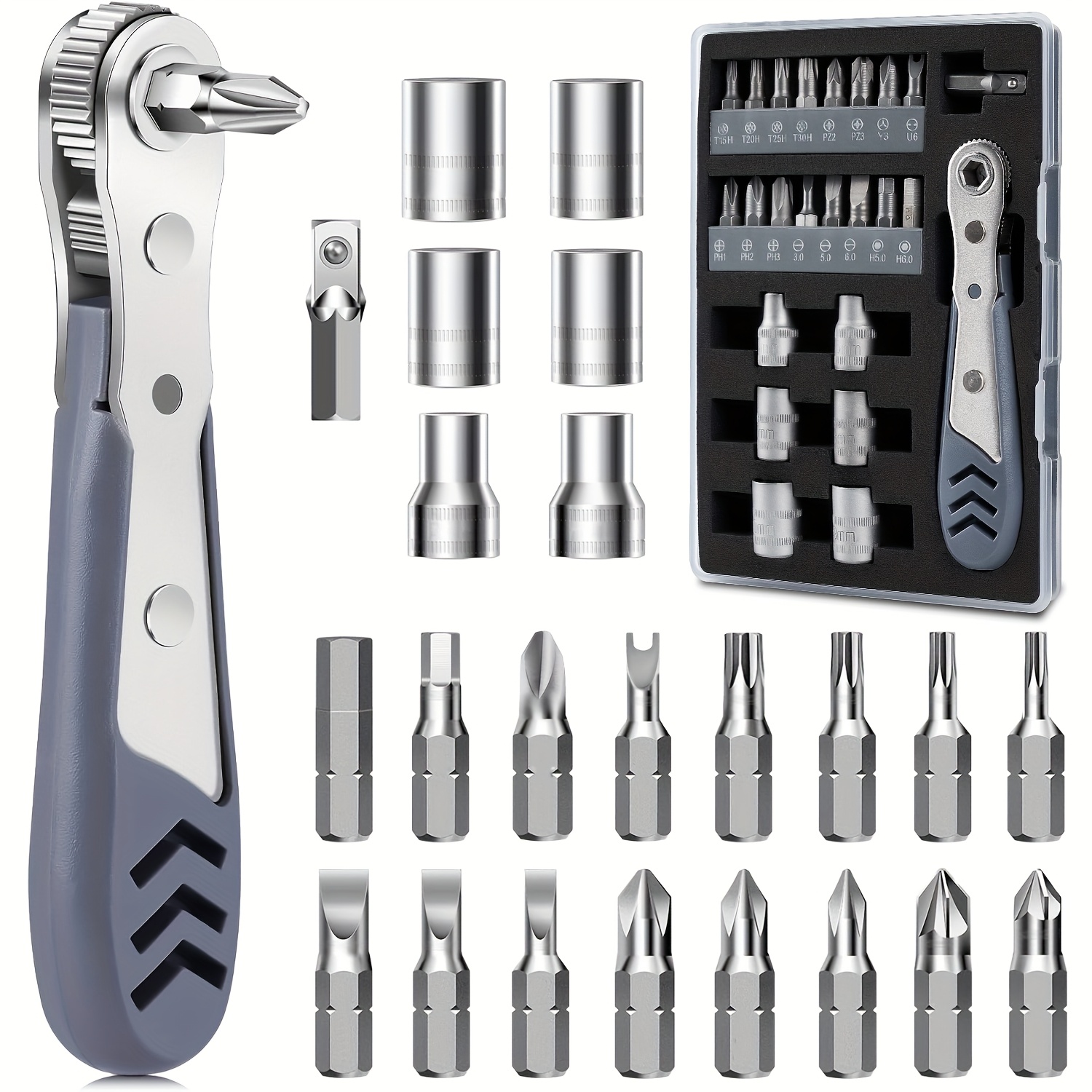 TEMU Ratchet Screwdriver Set