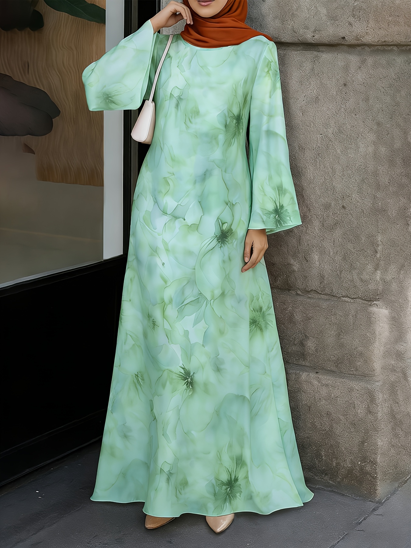 jade green midi dress Baltic Born Womens Cadence Midi Dress | Jade Floral