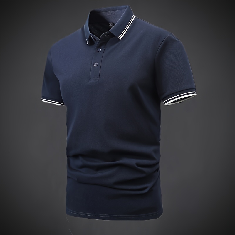 Men's Shirt Short Sleeve 2026 New Summer Lightweight Business T-Shirt Casual Collared Half-Sleeve