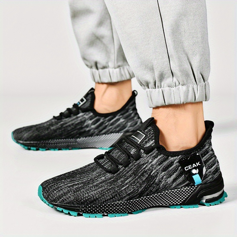 mens breathable running shoes cushioned arch Temu Nigeria