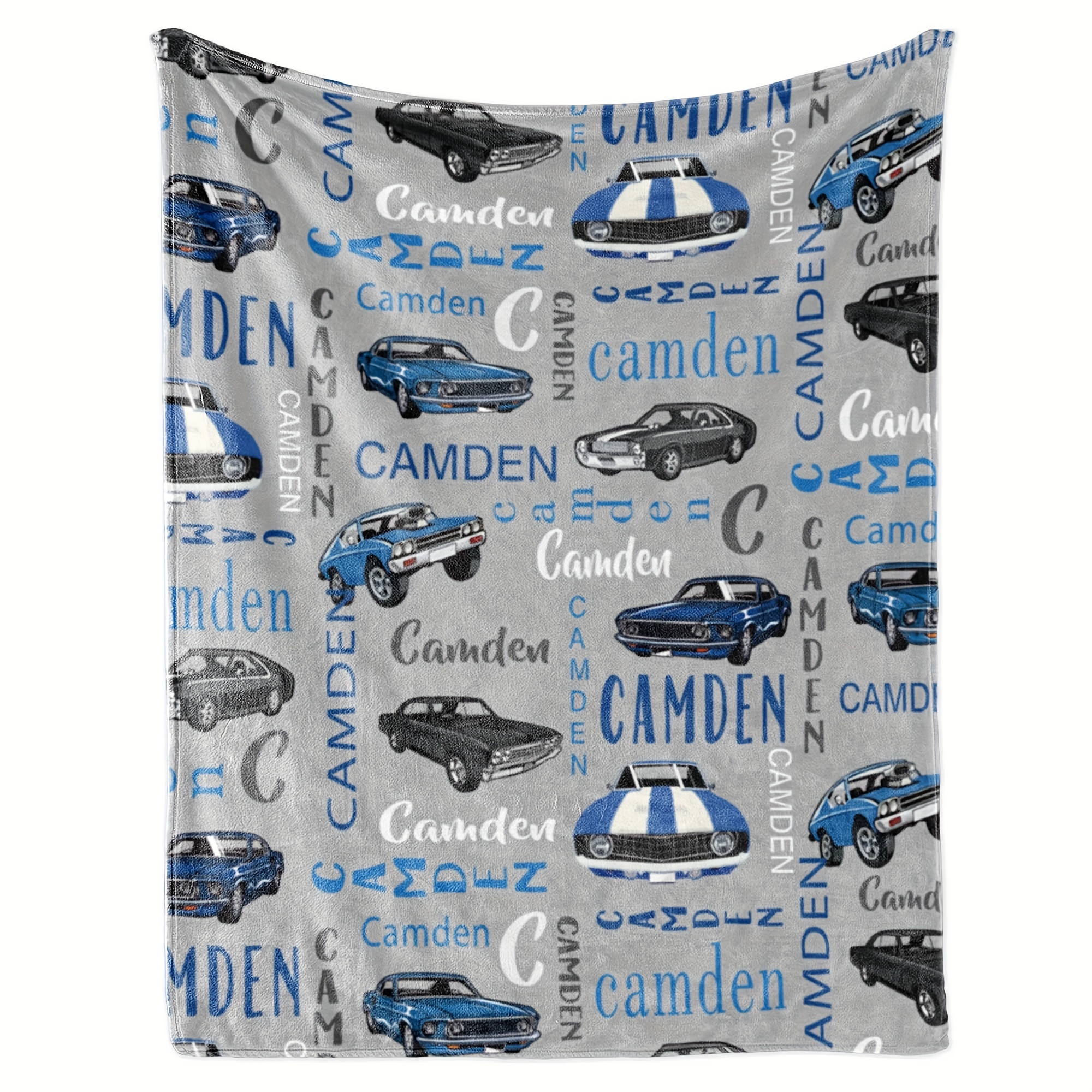 

Customizable Flannel Throw Blanket With Unique Car Designs - Perfect For Gifts, All-season Comfort, Ideal For Couch, Office, And Outdoor Use