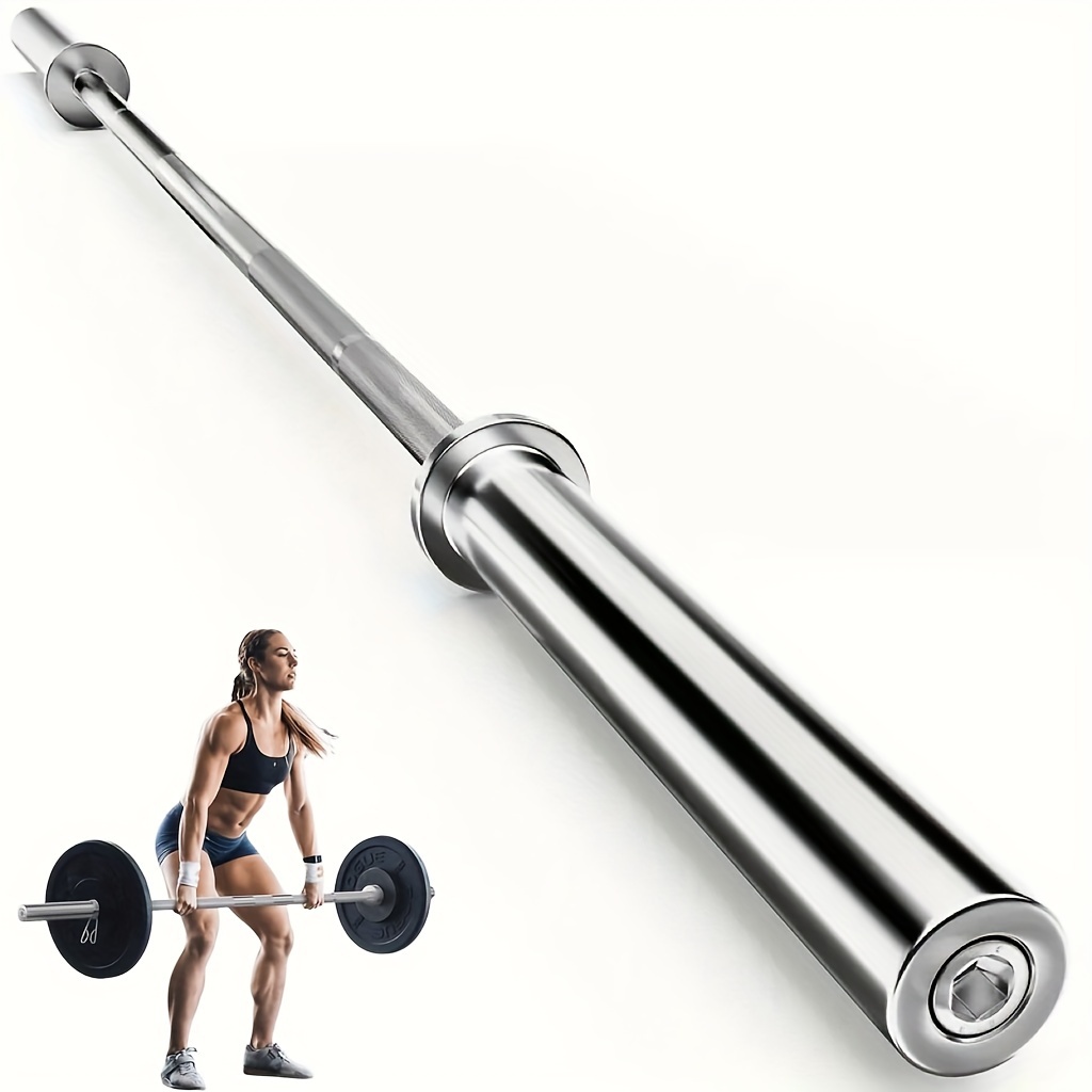 

7ft Bar, -duty Bar, 500lbs For , Arm And Weightlifing, Compatible All 2- Weight Plates For Gym And