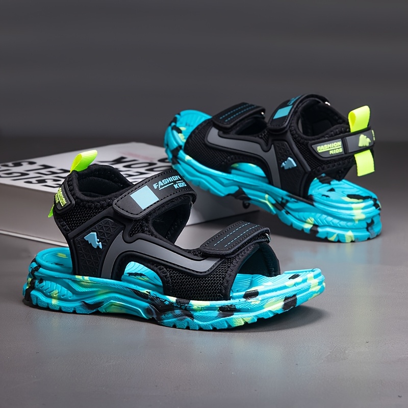 TEMU Boys' Outdoor Sandals For Beach Activities