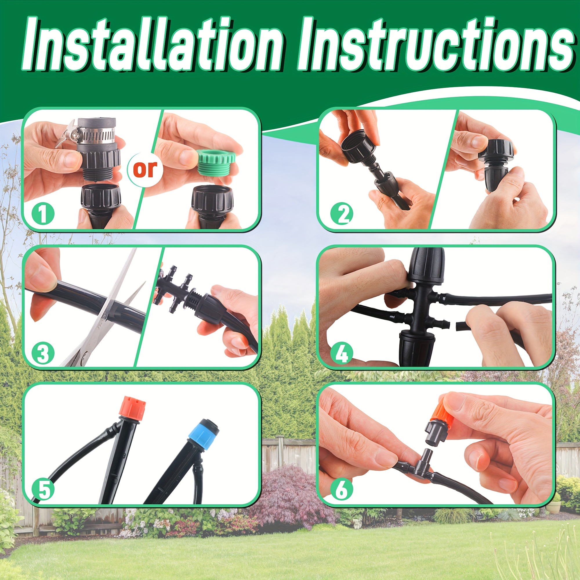 Drip Irrigation Kit Components