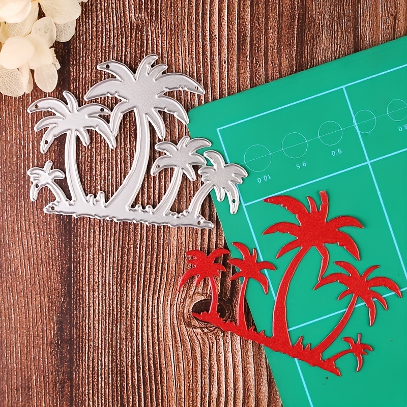 

1 Pc Summer Cutting Dies For Card Making,beach Palms Metal Die Cuts For Diy Scrapbooking, Crafts Templates Stencils Dies Supplies