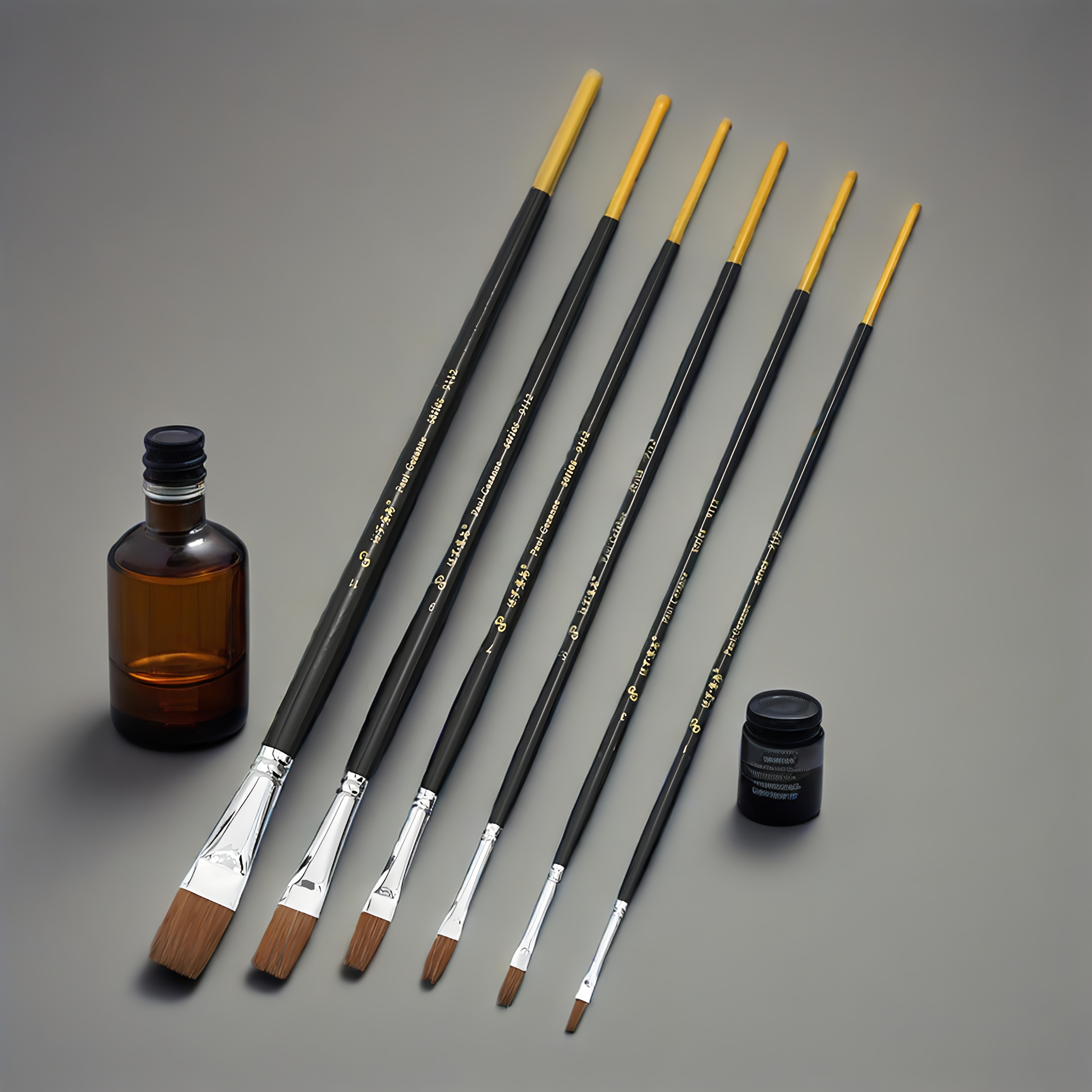 9112 Painting Brush Set with Free Storage Box, High-Quality Brushes