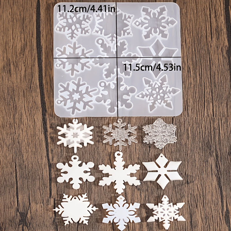 TEMU Stampo in silicone per gesso - Set stampo per tag di a 9 , stampo in argilla, pendente per orecchini a di in a , stampo in resina, strumento per
