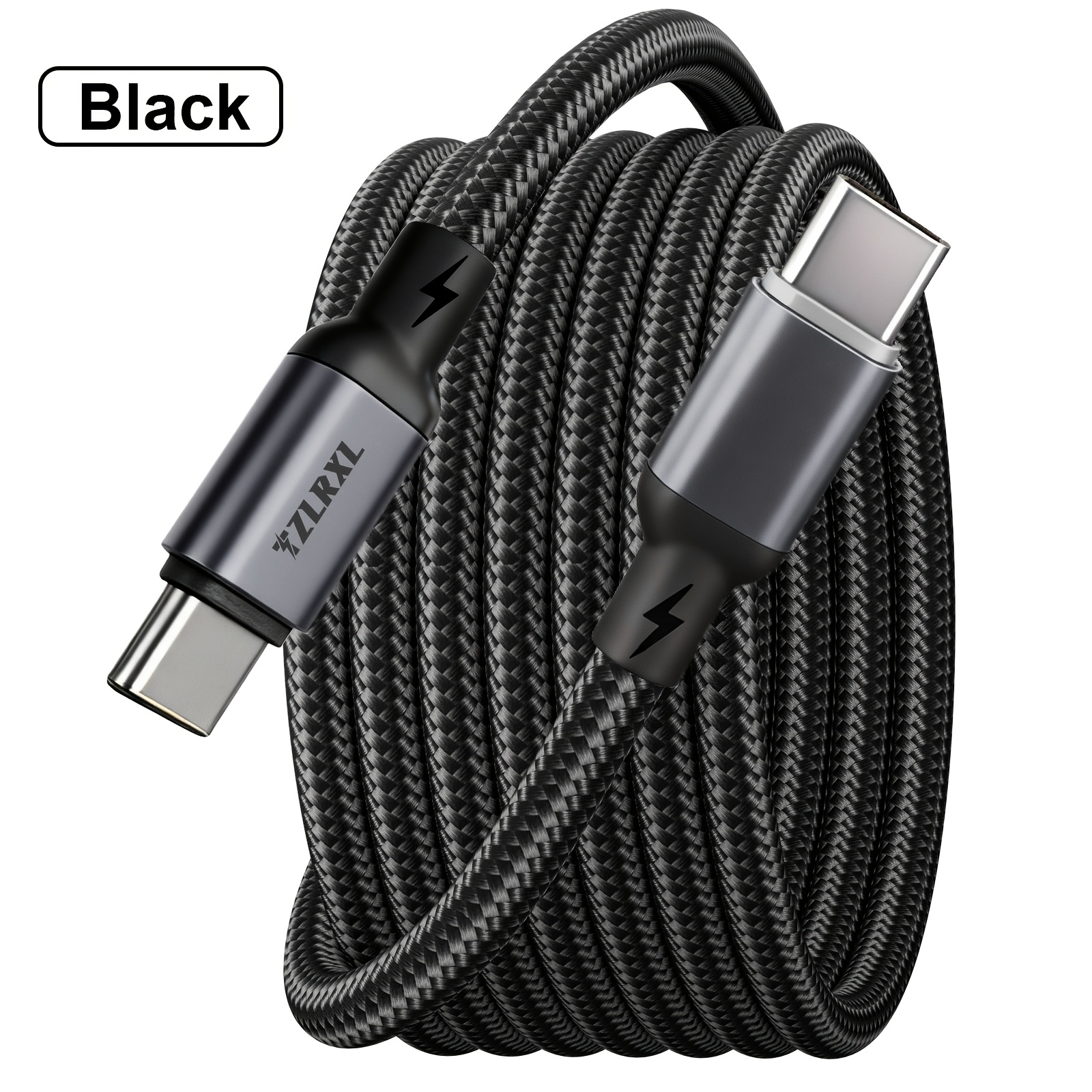 Type-c 100w Nylon Braided Charging Data Cable