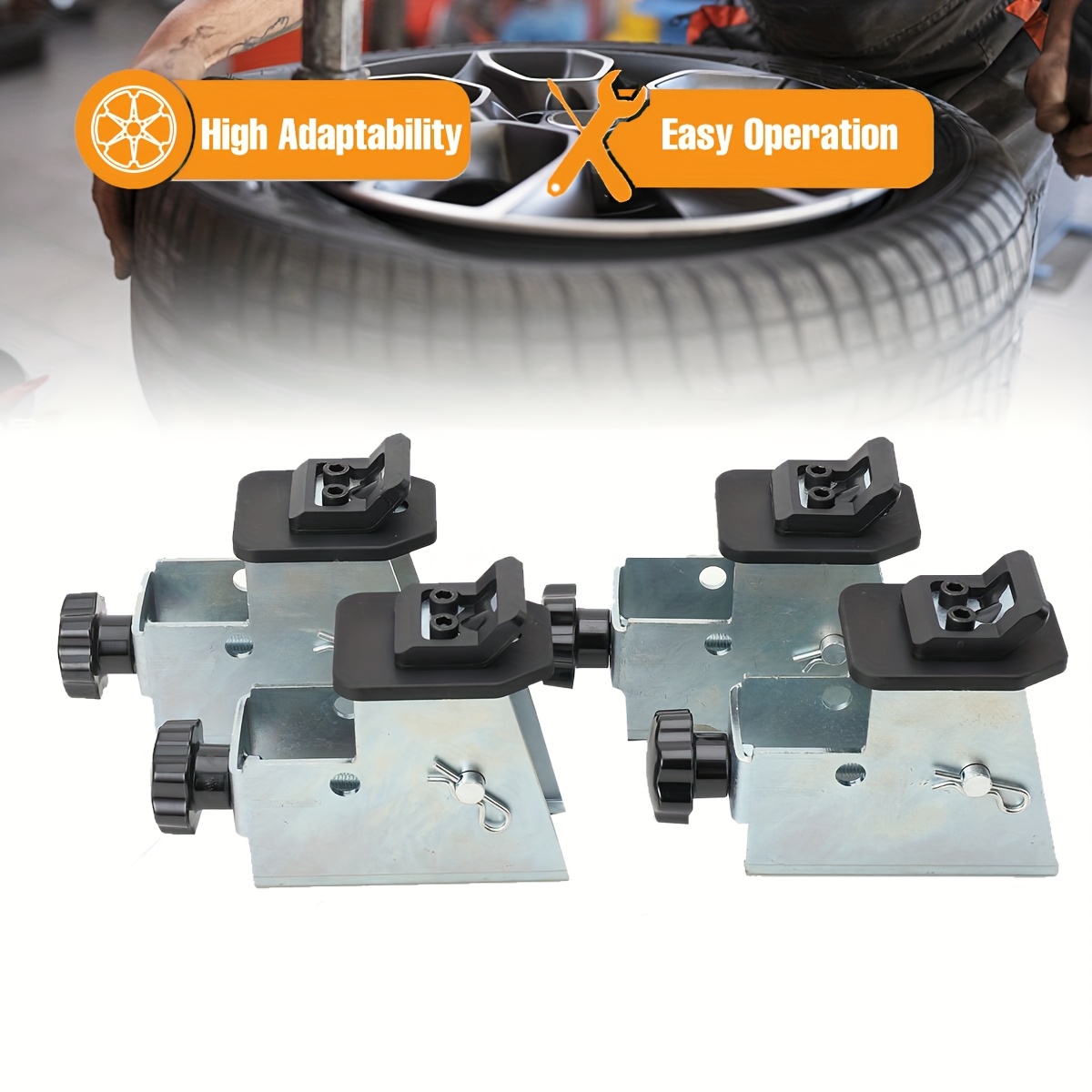 4 Tire Changer Adapters for Motorcycle & ATV Wheel Rim