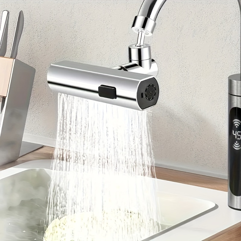 

1pc Universal Faucet Adapter - Installation For Bathroom Washbasin & - Household Necessity Enhancing & Efficiency