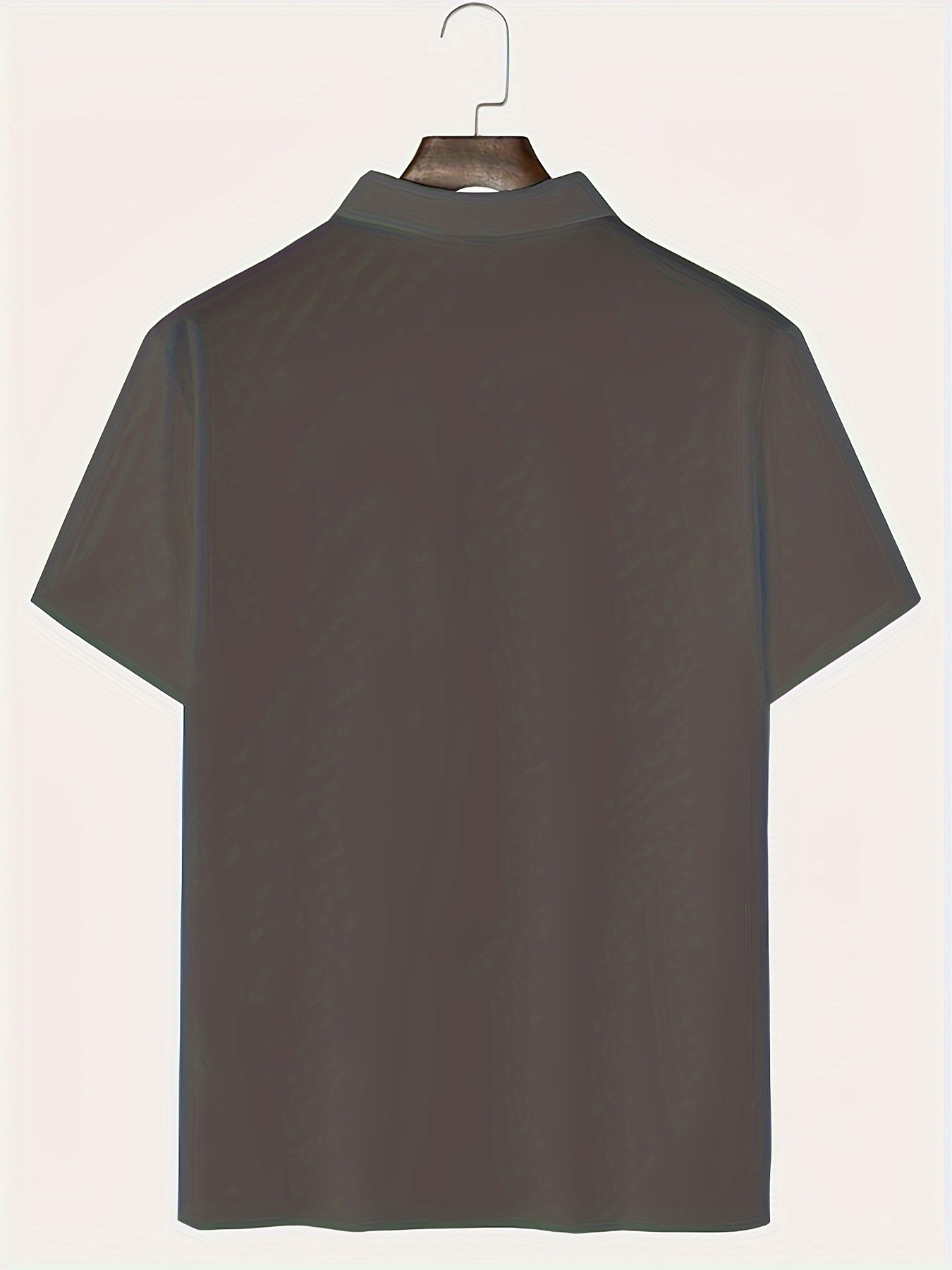 Men's Vintage Bowling Stripe Print Shirt - Plus Size, Button-Up Short Sleeve with Collar, Breathable Polyester, Perfect for Summer, PLUS SIZE