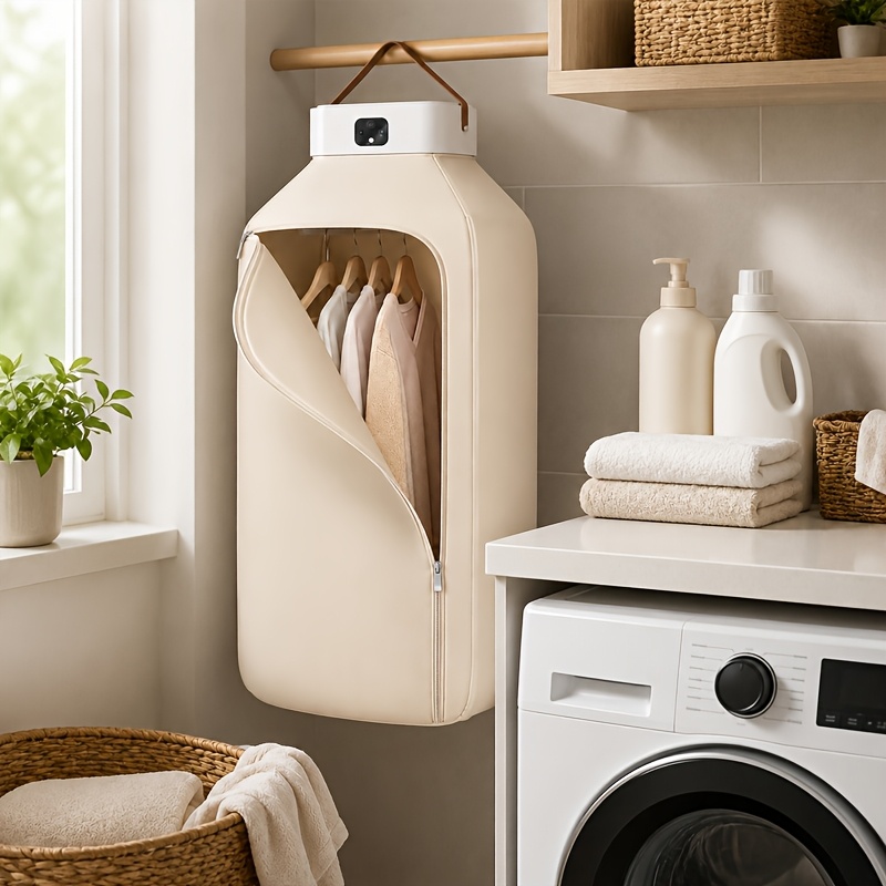 TEMU Clothes Dryer Machine, Portable Electric Dryer For Small Spaces, Quick Drying Laundry Dryer For Home, Apartment And Dorm