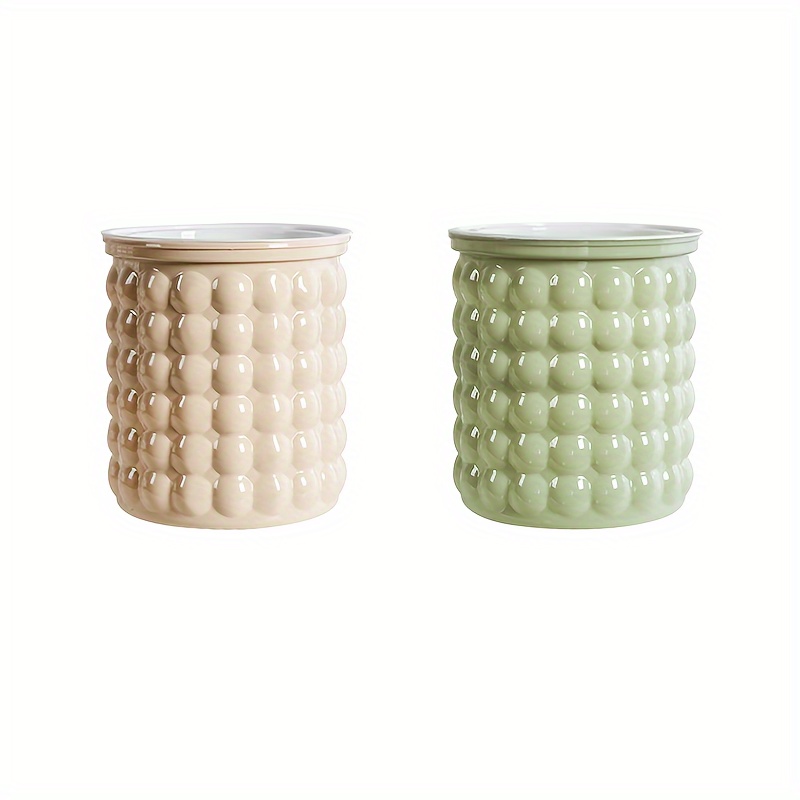 Image of 2pcs Plastic Self-priming Lazy Transparent Hydroponic Flower Pots, Plastic Small Flower Pots For Plants And Flowers Interior Decoration Pots Gardening Gift Home Decor