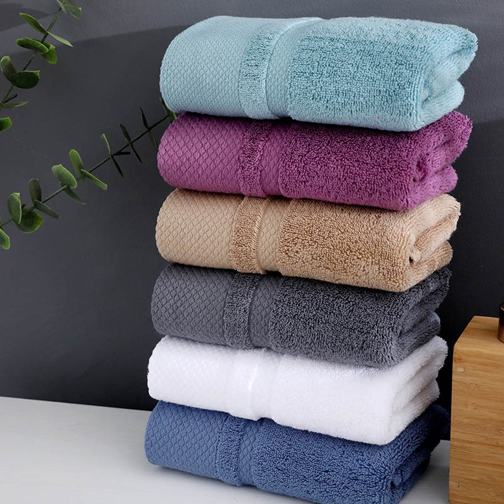 

6pcs Solid Soft Thickened Wash Towel, Bathroom Bath Towel, Christmas Valentine's Day Mother's Day Father's Day Holiday Gift 13.38*29.5in