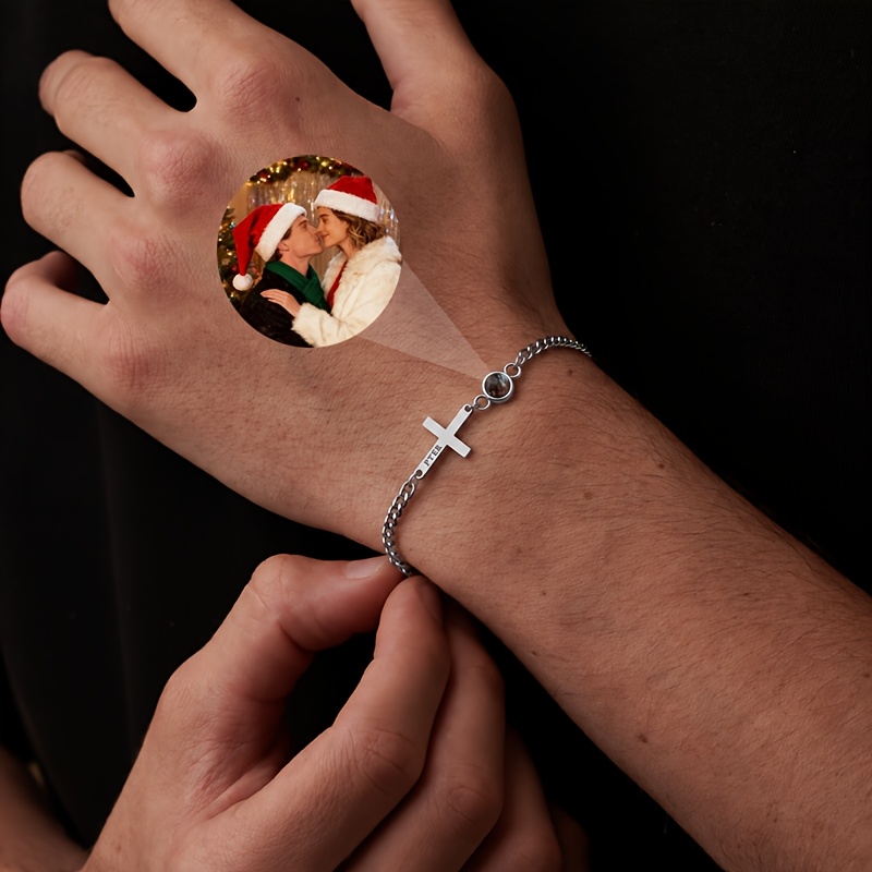 Custom Photo Stainless Steel Cuban Chain Bracelet