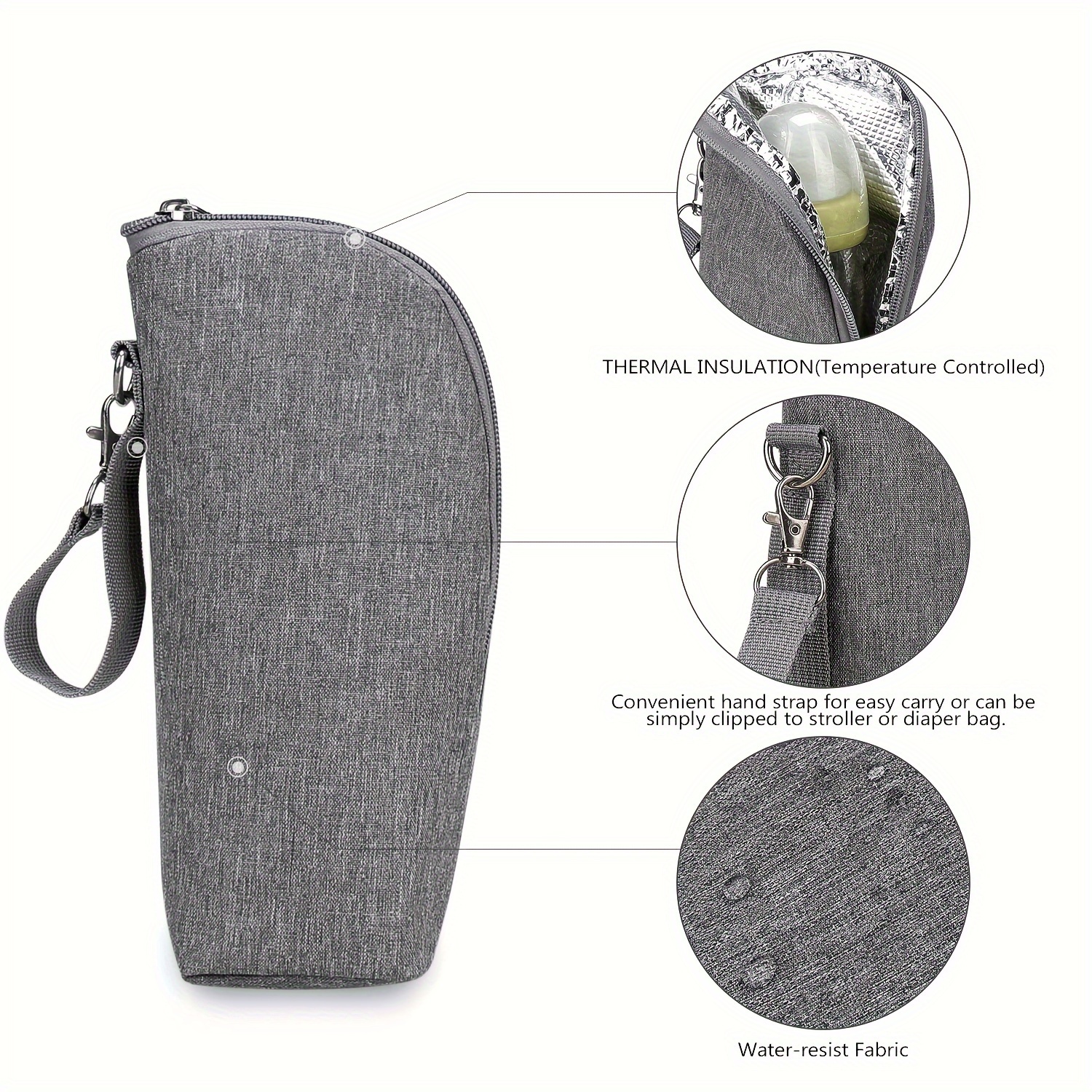 aluminum film bottle storage bag portable insulated bag   details 7