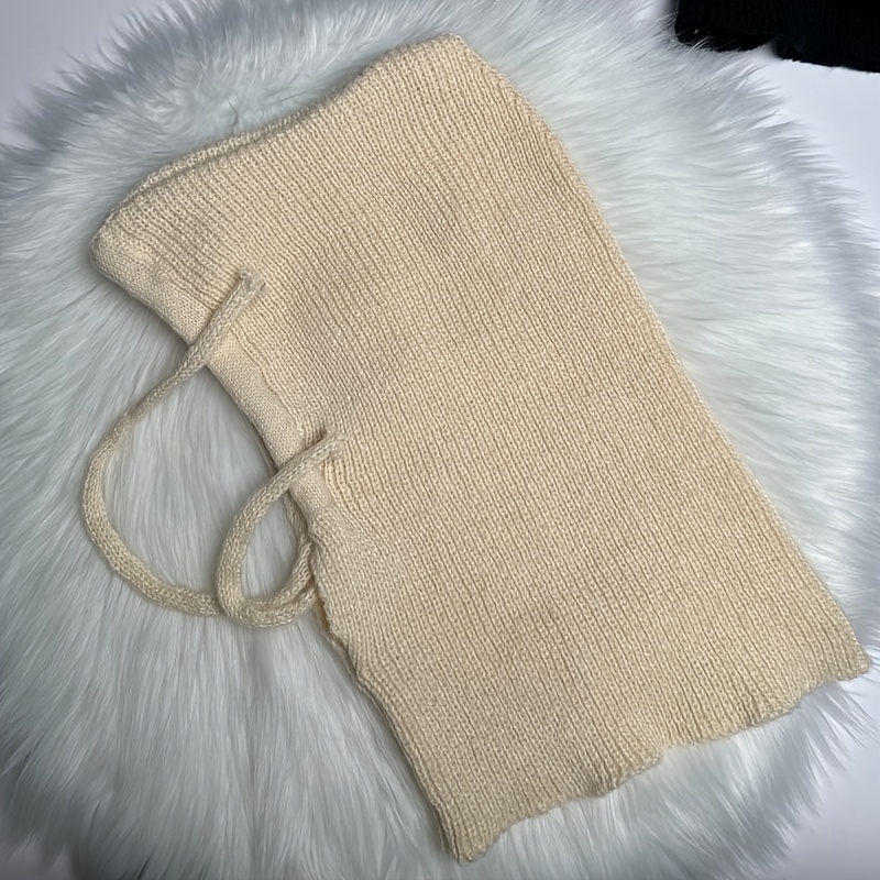 1 Women's Grey Balaklava Hat - Adjustable Drawstring Face And Neck Warmer, Foldable Winter Ski Hood, Suitable For Motorcycling And Outdoor Activities - Soft And Hood - Low Activity Level With No Face