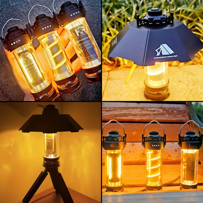 led portable lighting multifunctional camping lamp ambient - Temu
