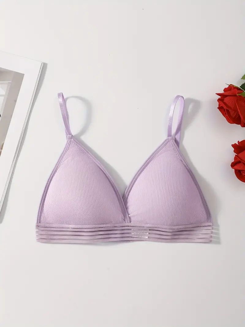 9 bra set seamless underwear for sleep sports breathable and sweat absorbent lightweight non constricting design wear in 9 colors black grey white orange lavender dark purple Product details 6