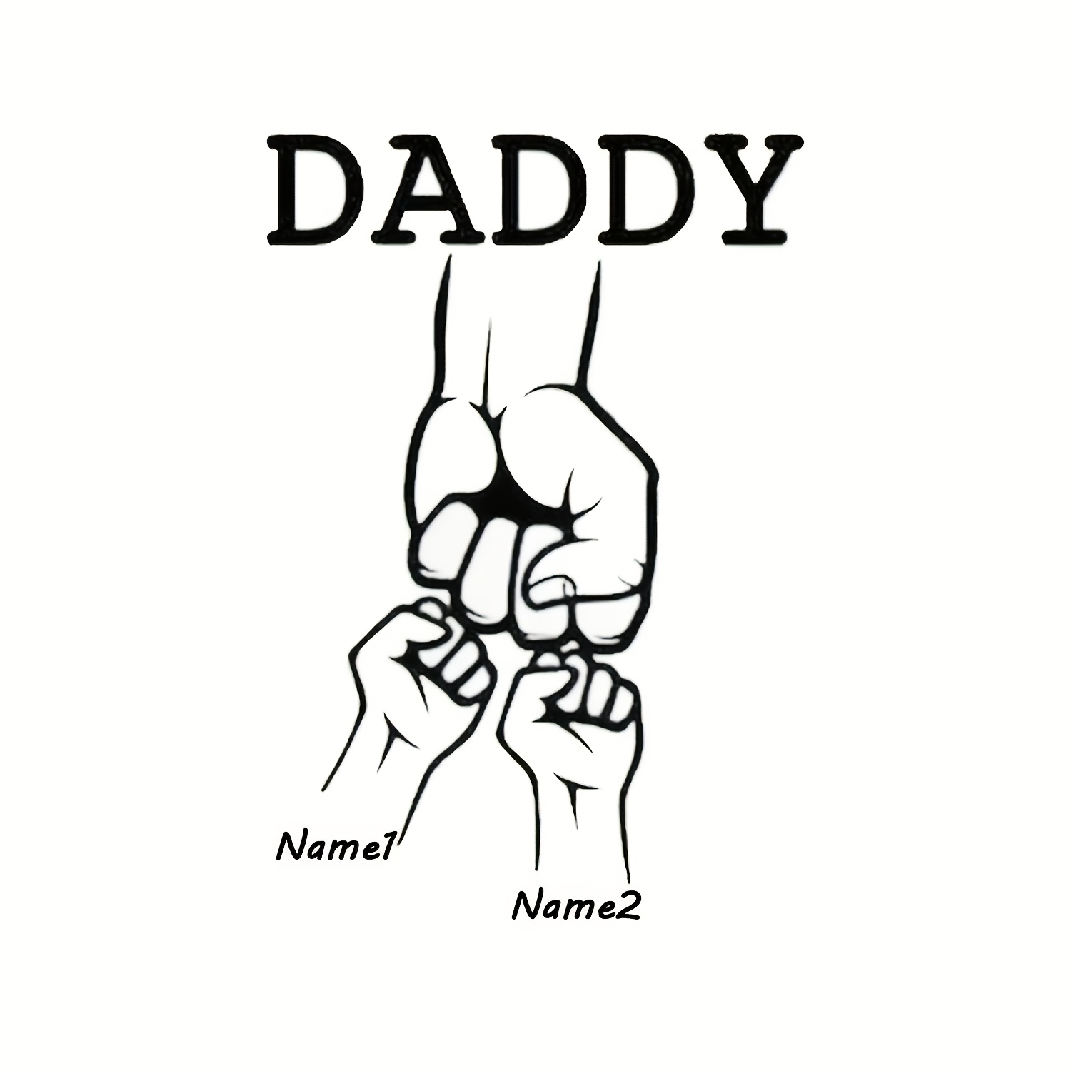 TEMU 1pc [customized] Keychain Stainless Steel Tag, Personalized Style Father's Day Gift, Customizable Name, Bump With Commemorative Father's Day,
