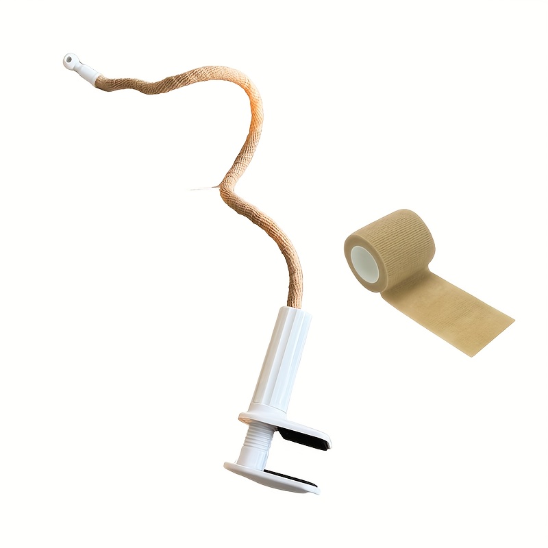 Image of A Versatile And Adjustable Perch For Birds Made Of Sturdy Plastic, Easy To , Ideal For Use On Tables, Chairs, Railings, And Cabinets - A Lengthy Perch Designed For Parrots