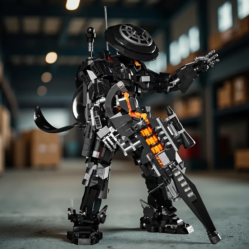 4366+ pcs giant mech building blocks set, high-end collectible