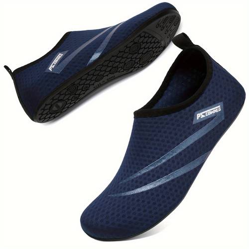 unisex s quick shoes breathable barefoot aqua socks with rubber sole striped design for beach surfing yoga swimming lightweight compressible multiple colors swim accessories sleek suitable for women