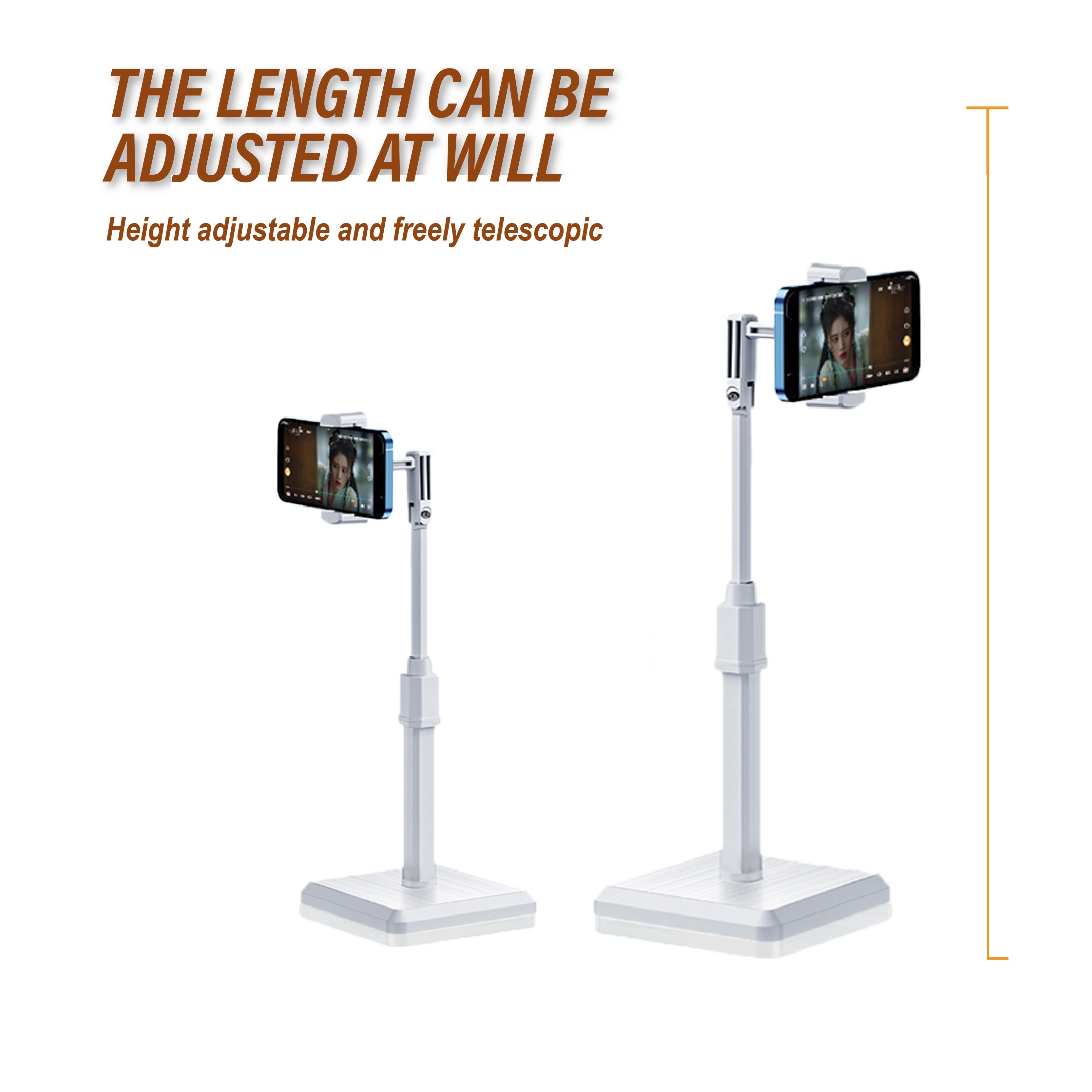 

Adjustable Desktop Phone Stand For Home Use Lazy Phone Stand For Overhead Shots