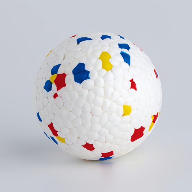 TEMU A 2.5-inch Dog Toy Designed For Strong Chewers, Made From Durable Etpu Material. This Indestructible, Bouncy Is Ideal For Launchers And Is