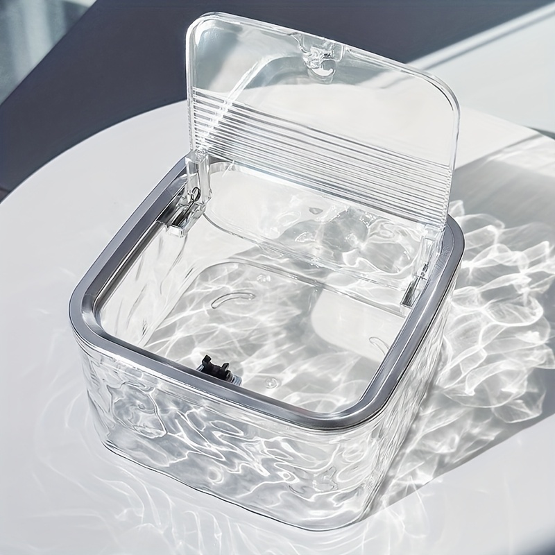 

1pc Clear Plastic Jewelry Organizer - Freestanding, No Power Needed, Bathroom