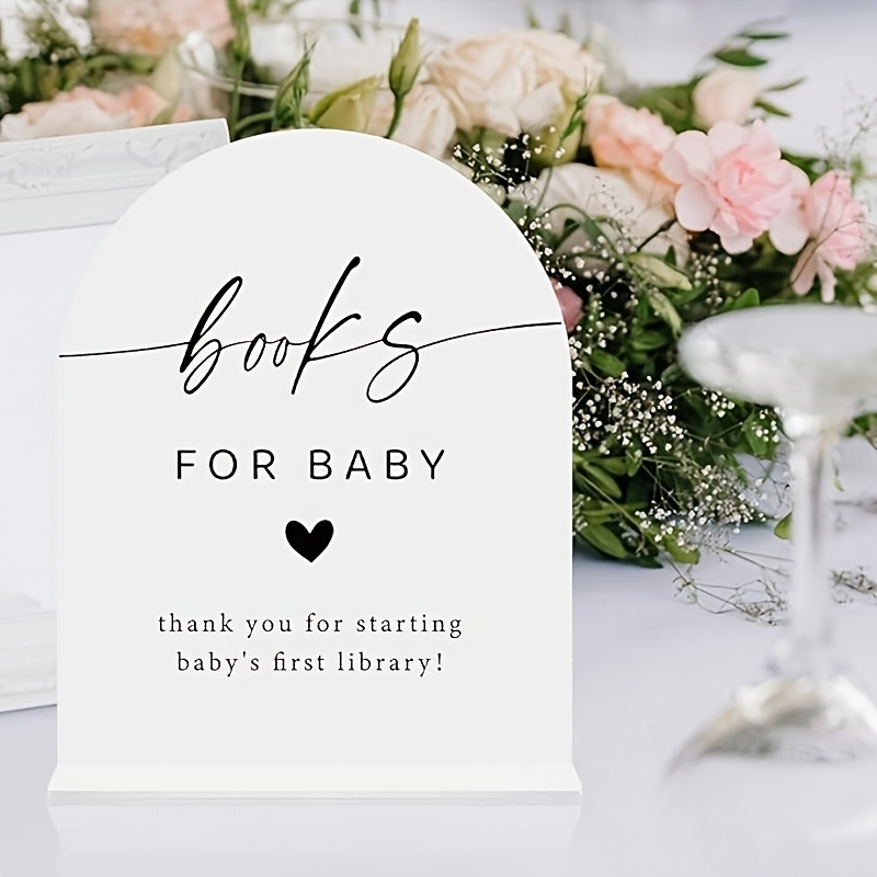 TEMU 2d Flat, 1pc, A Book For Babies, Baby Baptism Signature Items, Book With Bookmark, For Children's Baptism Decorations, Activity Party