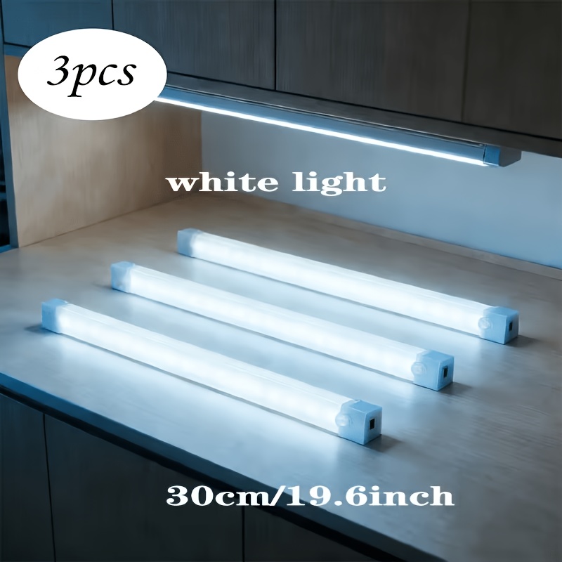 3-Pack Smart Night Light with Rechargeable Battery and Motion Sensor