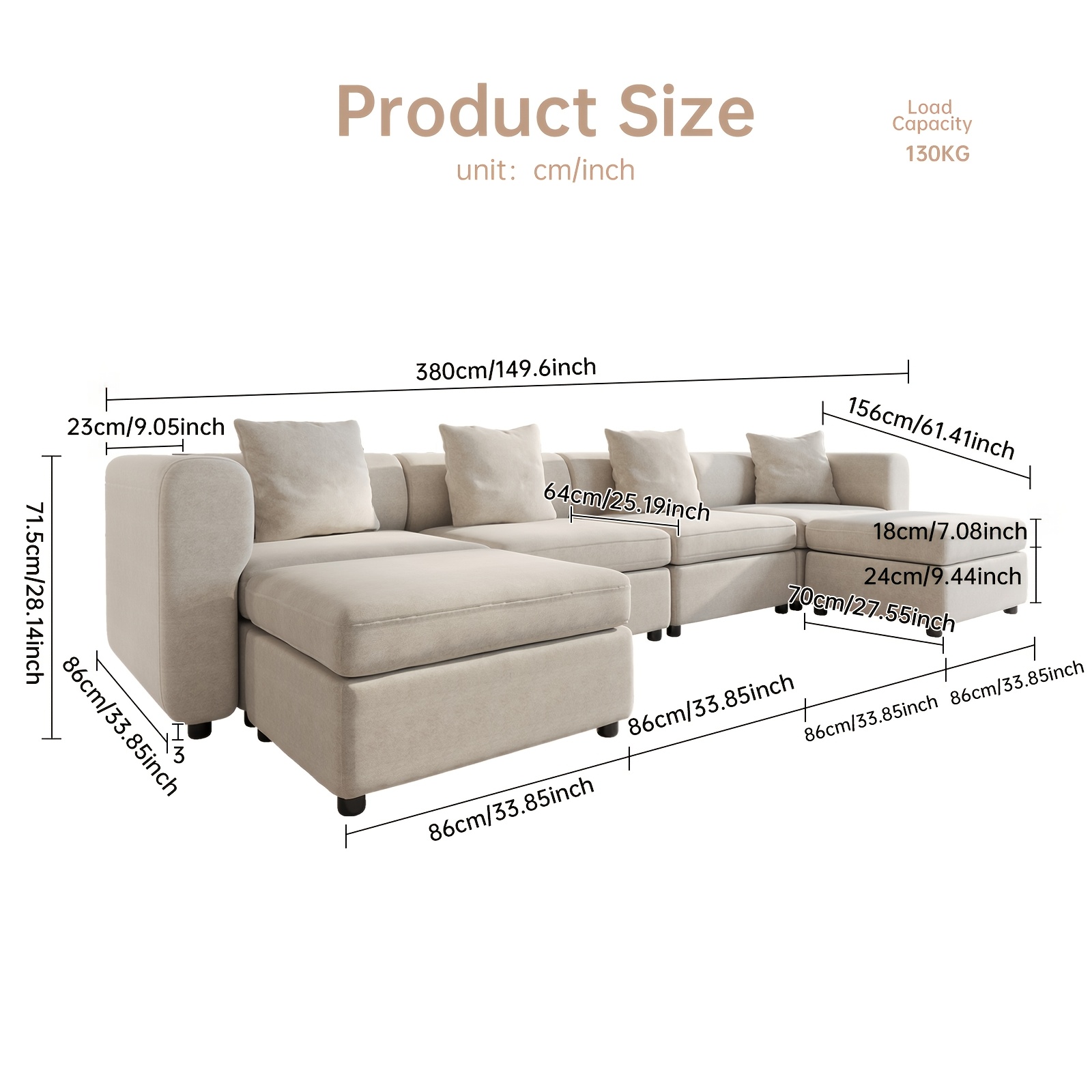 Fabric Sofa, Velvet Sectional Sofa, 2-Seat Sofa For Living Room, L-Shaped Sofa, Convertible Sofa With Cushions, Modern Simplicity Loveseat Sofa, Removable Sofa Cover Space Spring Cushions And Solid Wood Frame, Easy To Install, Apartment, Home, Guyii