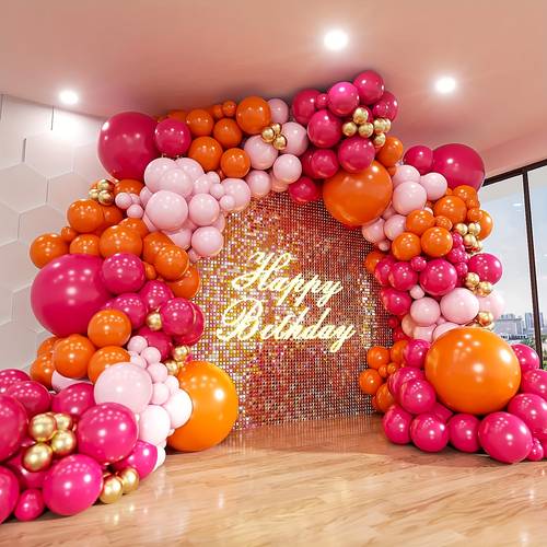 balloon garland kit 145pcs metallic balloons different sizes 18 12 10 5inch for gender reveal birthday party wedding bridal shower anniversary graduation party bachelorette party