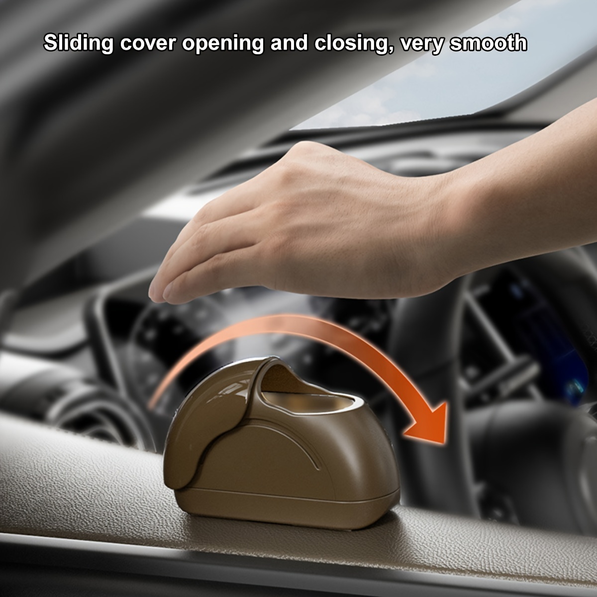 1шт   вітрозахисний попільничка для дверей авто - елегантний   з металевим підкладанням, безшовне  ,   захисту від запахів, ідеальне збір попелу, унікальний   для   транспортного засобу Опис товару 1