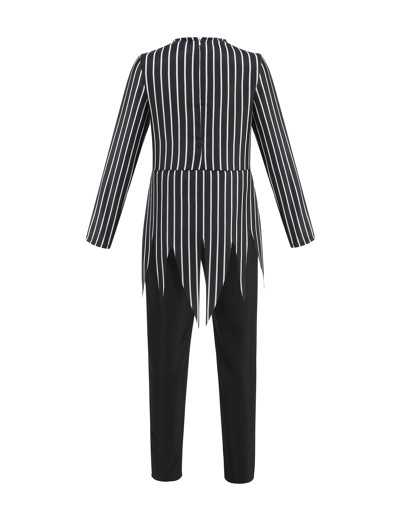 Kids Stripe Jumpsuit Halloween Costume 2pcs