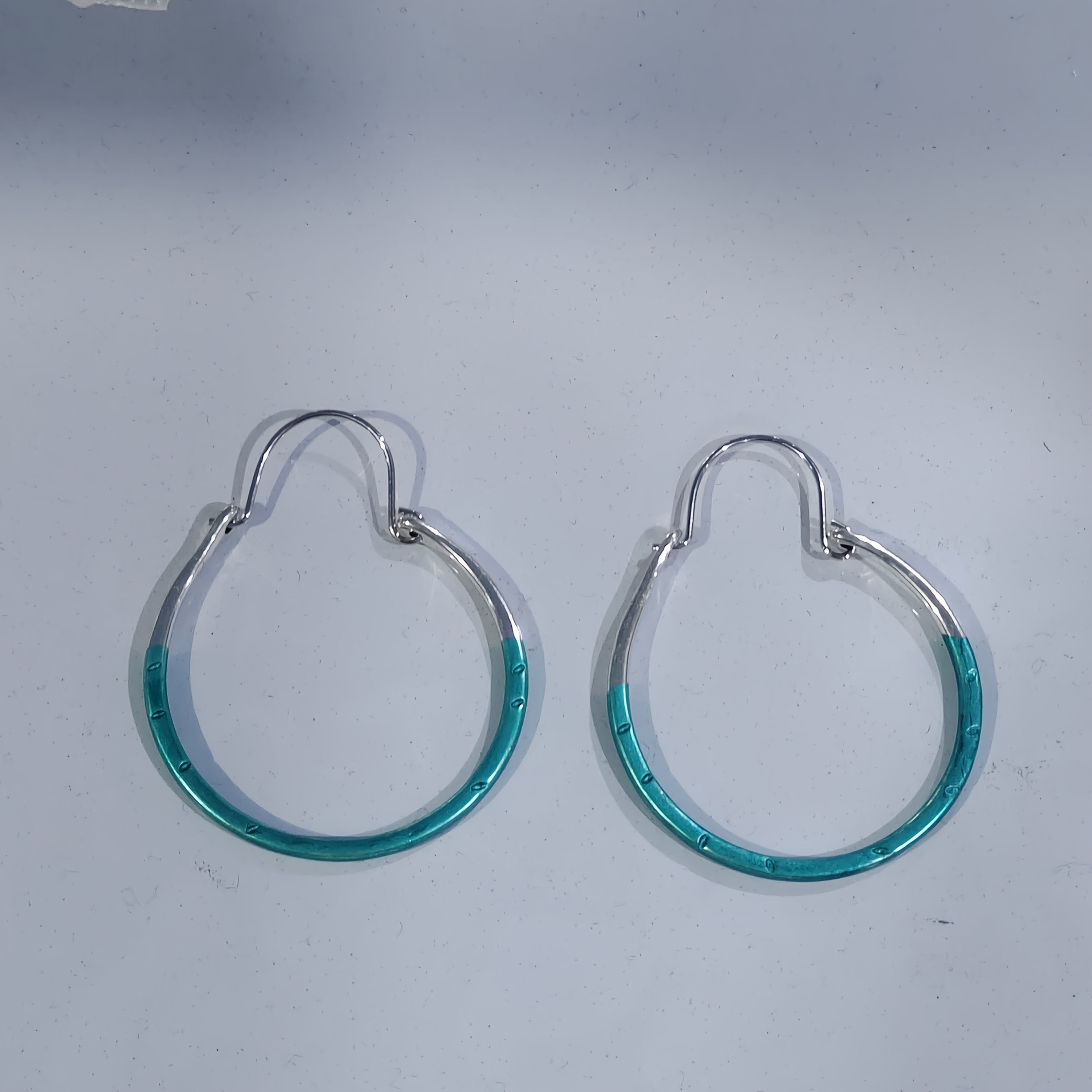 TEMU Vintage Unique Silvery With Blue-tone Accents, Perfect For Daily Wear, Parties, And Valentine's Day Gifts, Party Accessory, Elegant Jewelry,