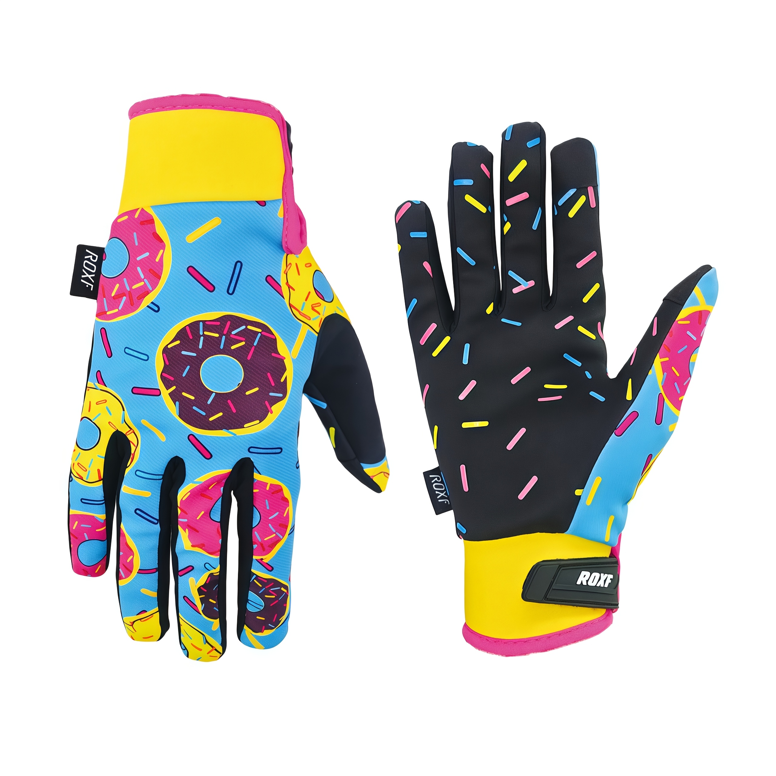 Guantes de exterior estilo dona ROXF, un par de guantes multifuncionales para mujer, adecuados para las estaciones de primavera, verano y otoño. Guantes especialmente equipados para carreras de ciclismo de montaña y motociclismo al aire libre. Muy adecuados como regalo de cumpleaños o festivo.