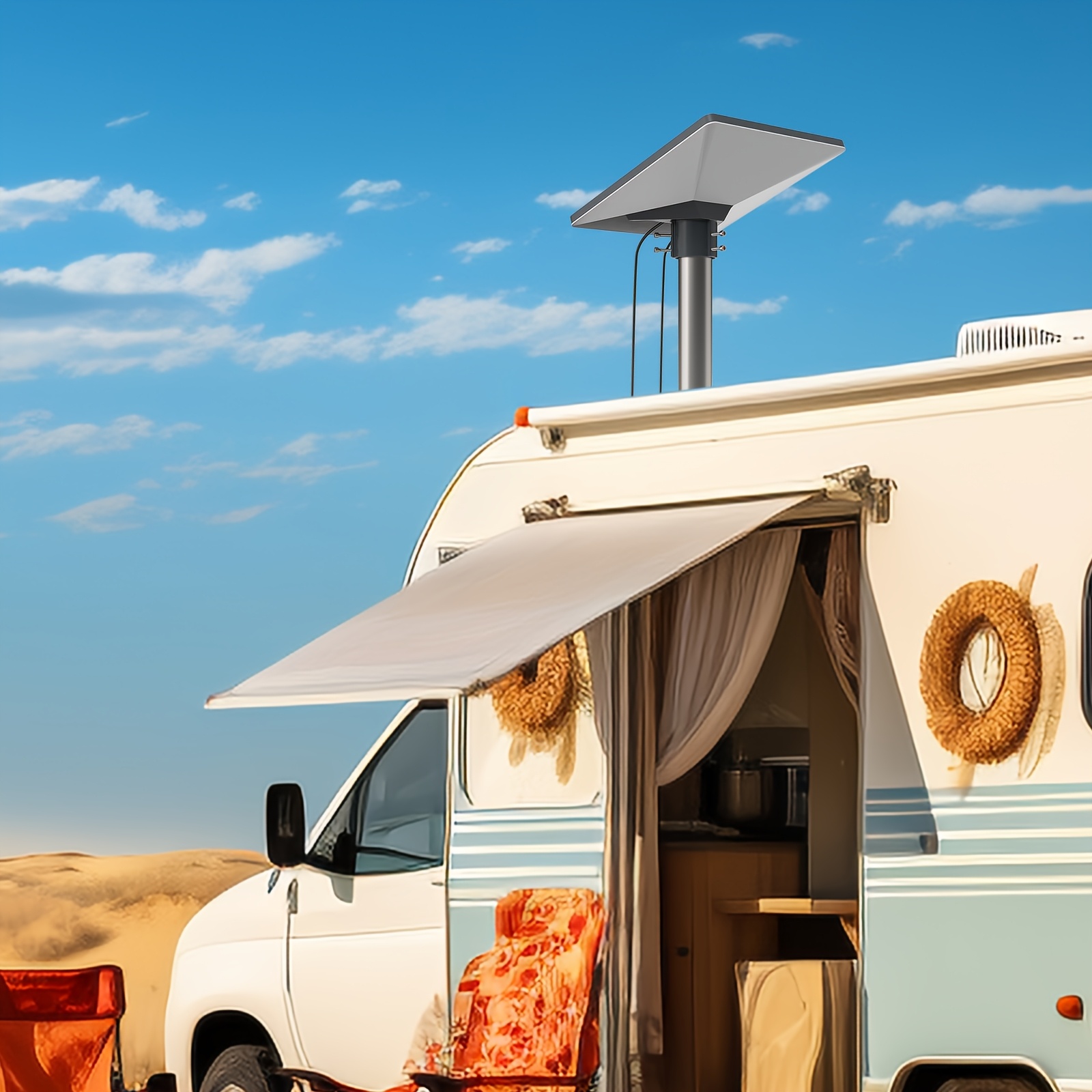 Support de satellite Starlink Mini - Construction robuste en alliage d'aluminium, pas besoin d'alimentation, installation facile avec vis, pour maison, bureau, camping-car