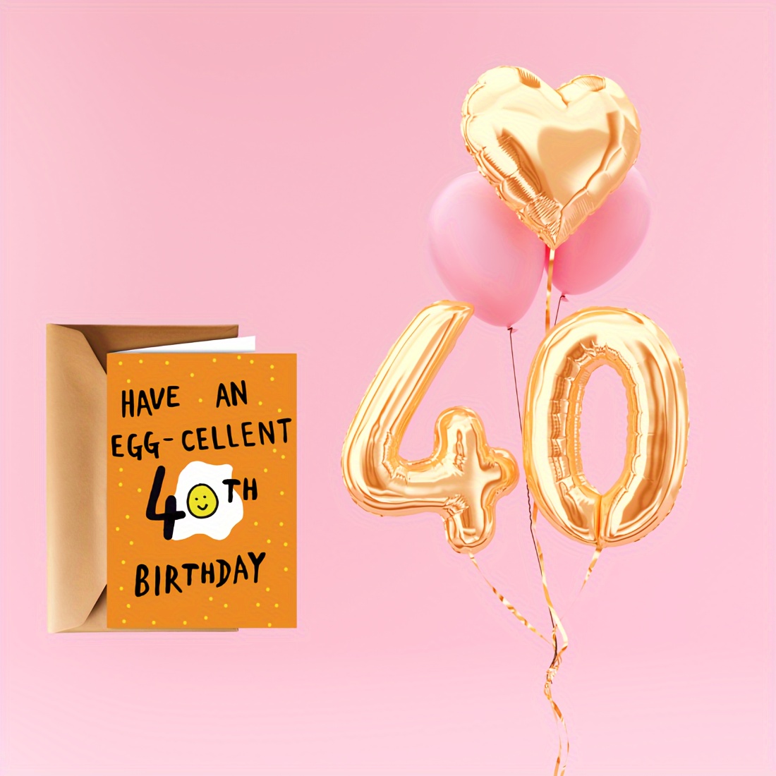 40th Birthday Card Super Cute 40th Birthday Gifts Happy 40th - Temu ...