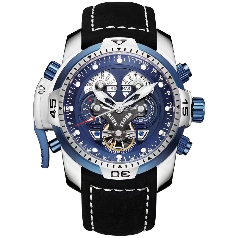 's Classic Multi-functional Mechanical Watch, Gentleman Mechanical Watch, Men's Mechanical Watch, Men's Watch